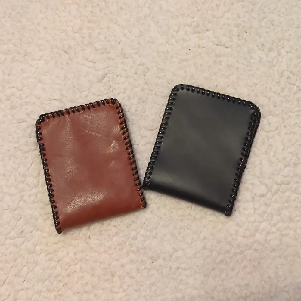 Handmade Leather Bi-fold Men's Wallets